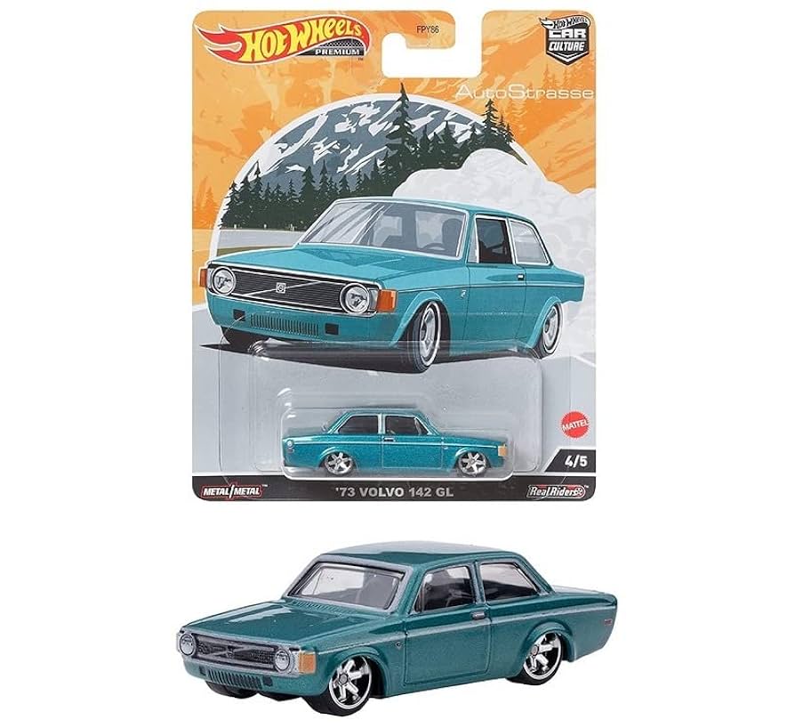 16台セット！ホットウィール カーカルチャー ボルボ 142 GL Amazon.com: Hot Wheels Car Culture Circuit Legends Vehicles